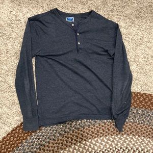 J.Crew Henley Shirt size S in Heather Blue